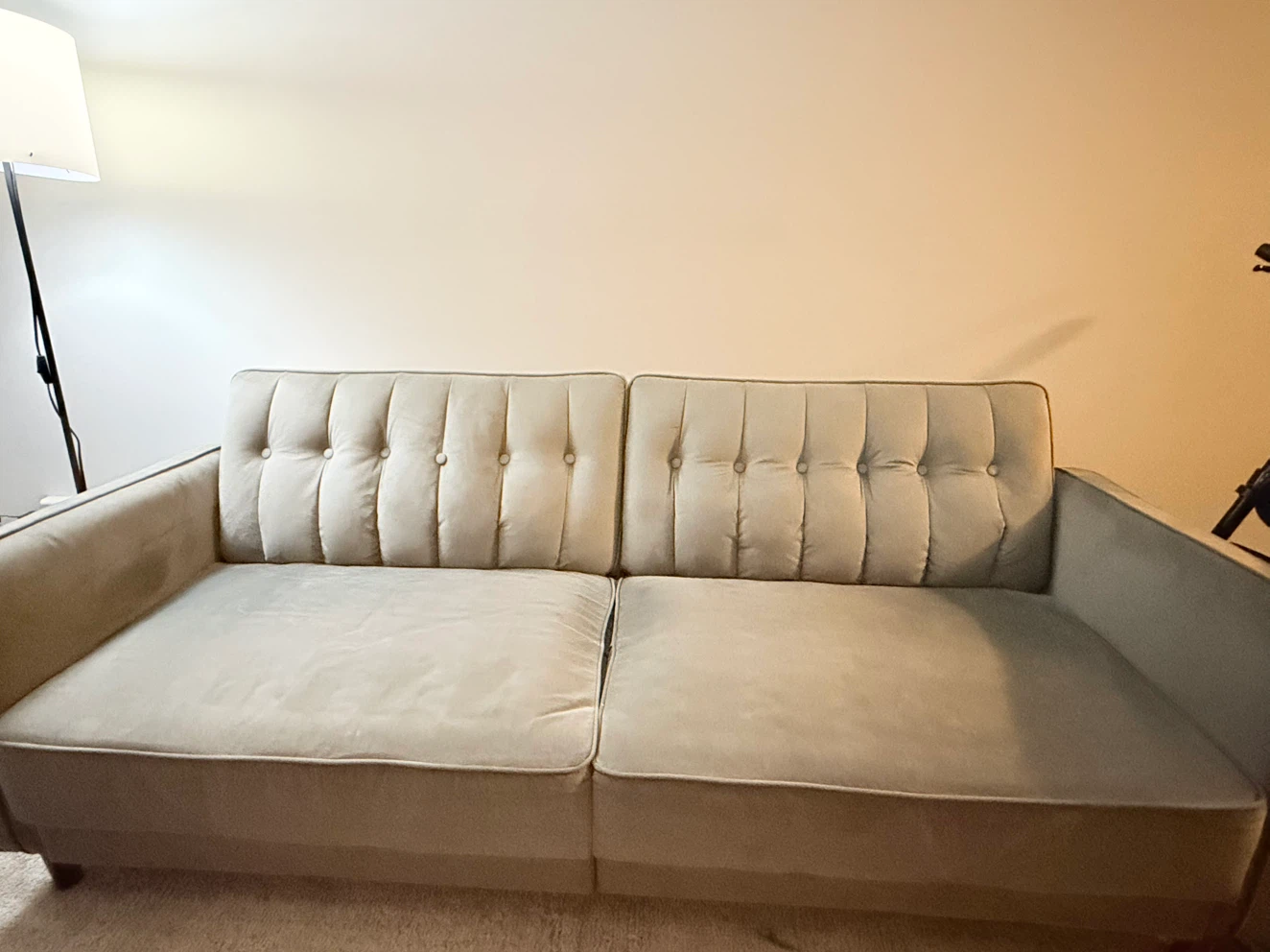 Tufted Velvet Sofa bed