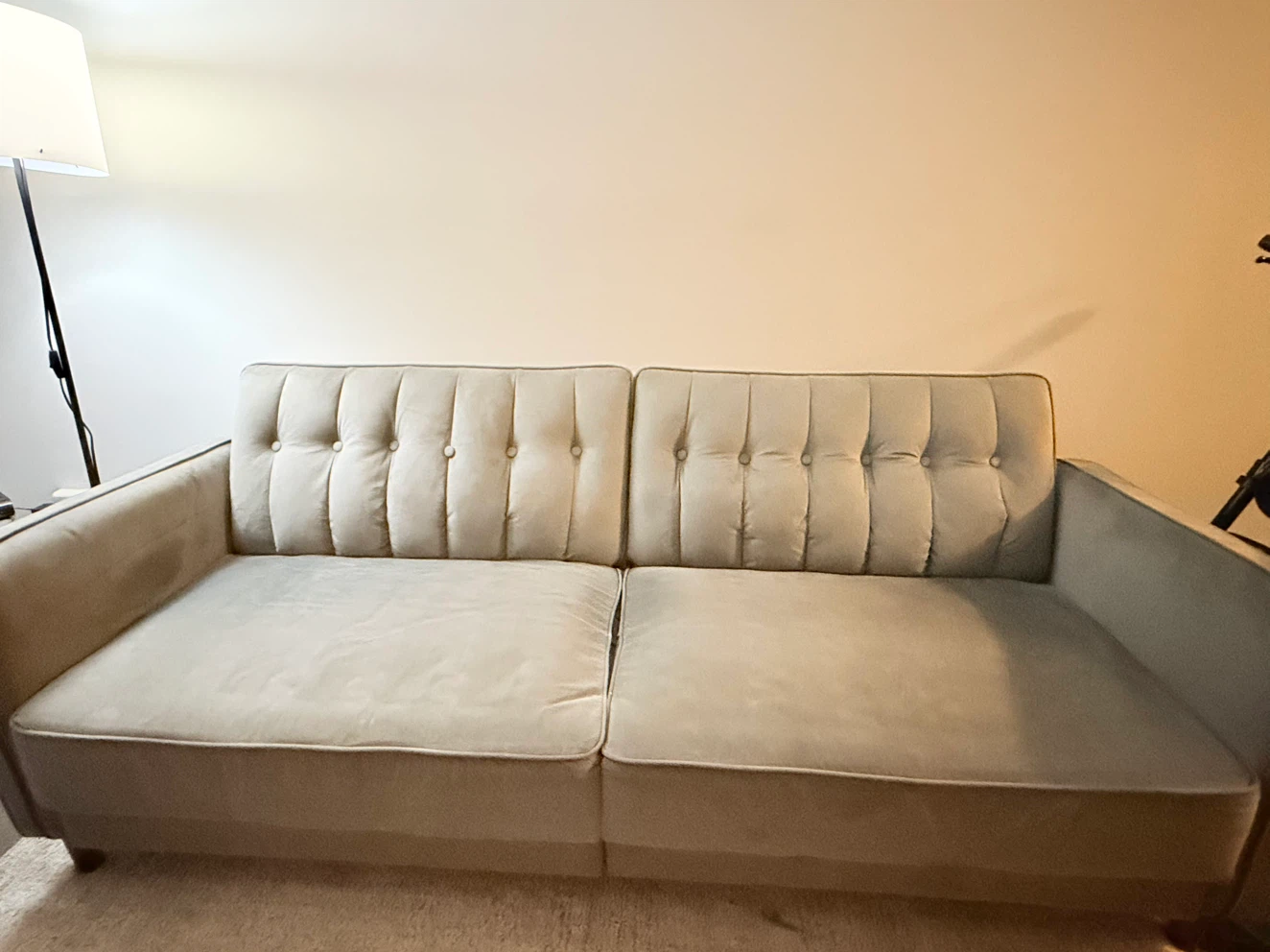 Tufted Velvet Sofa bed - photo 2