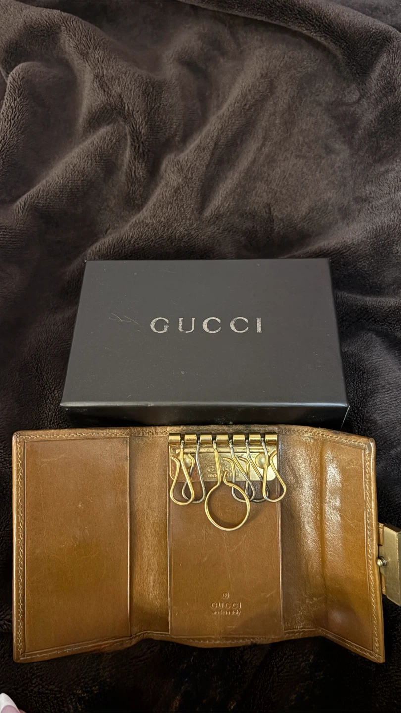 vintage Gucci GG monogram canvas key holder/key case - photo 2