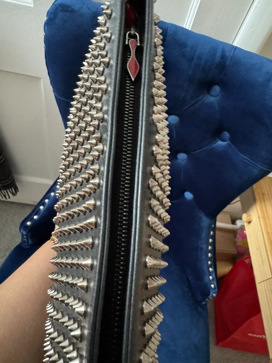 Christian Louboutin Spiked Clutch - photo 4