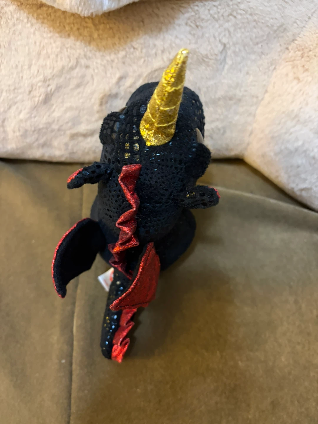 Ty Beanie Boos Black Dragon Plush - photo 2