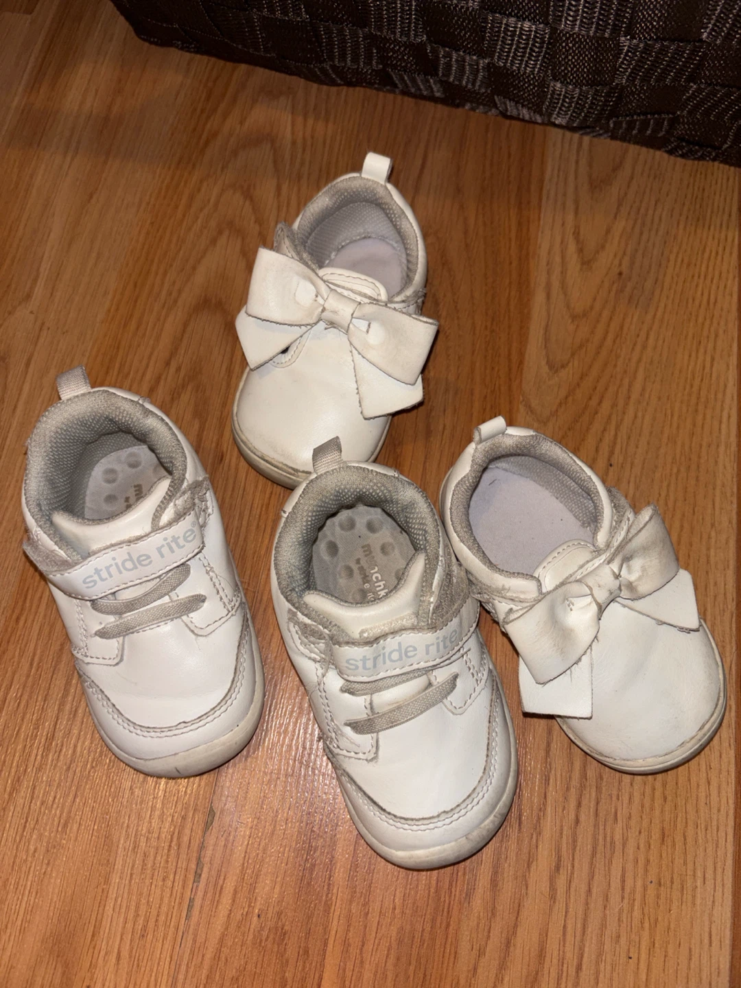 Two pairs of Stride Rite toddler shoes