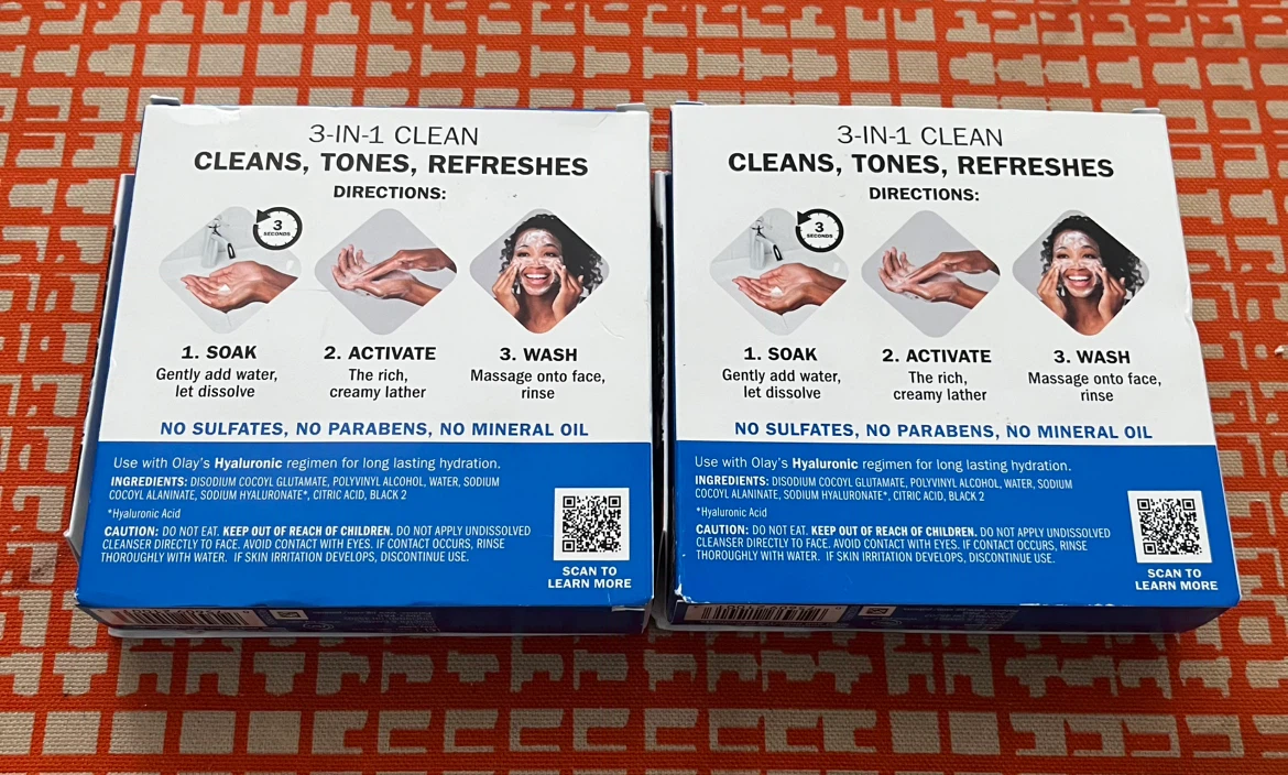 Two Boxes of Olay Cleansing Melts (32 Pads Each) 🏈 - photo 3
