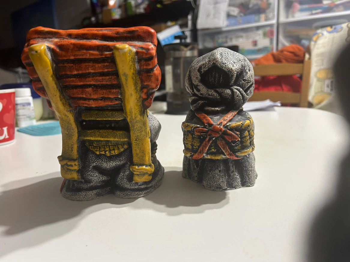 Vintage Ceramic Folk Couple Figurines - photo 3