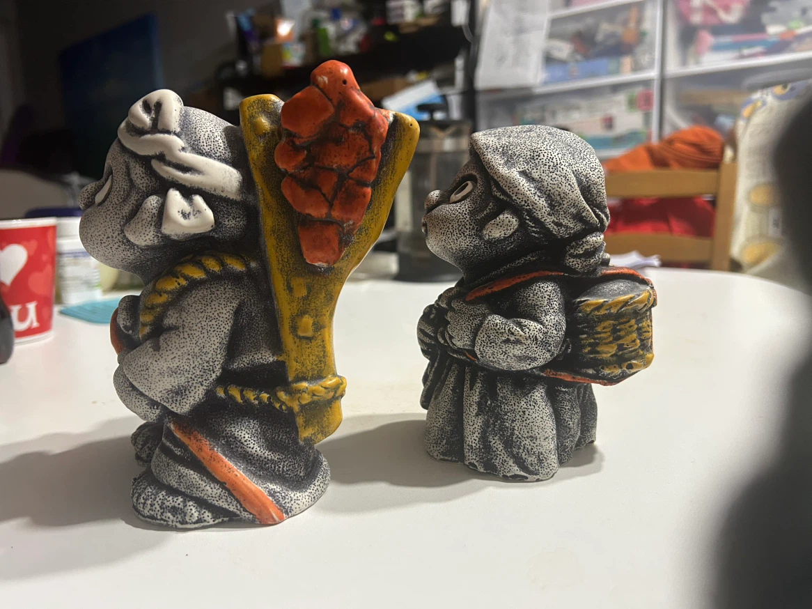 Vintage Ceramic Folk Couple Figurines - photo 4