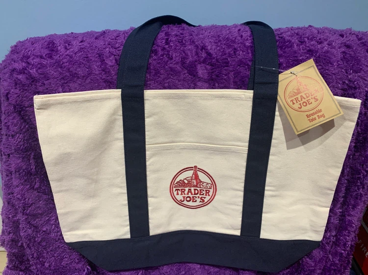 Trader Joe's Reusable Canvas Tote Bag