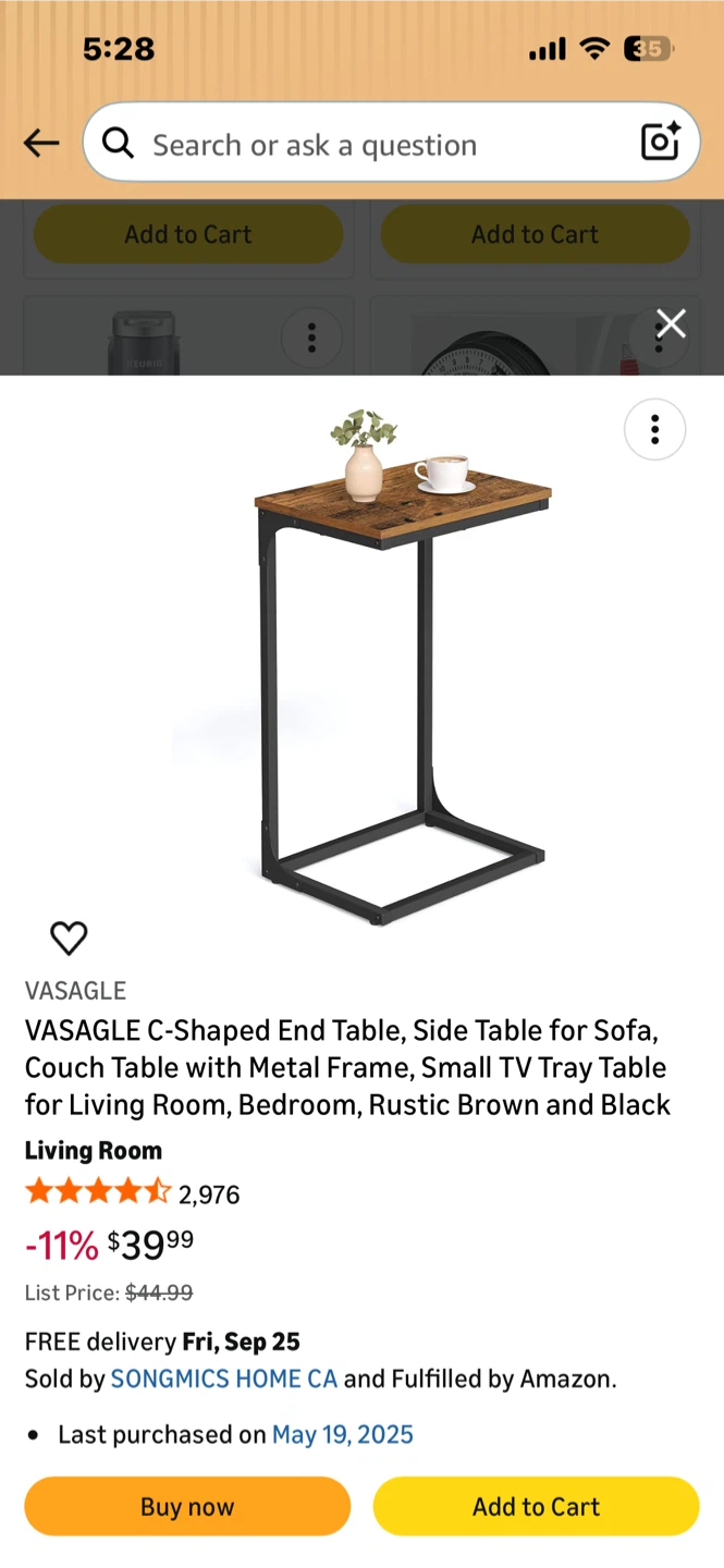 Side Table for Sofa - photo 2