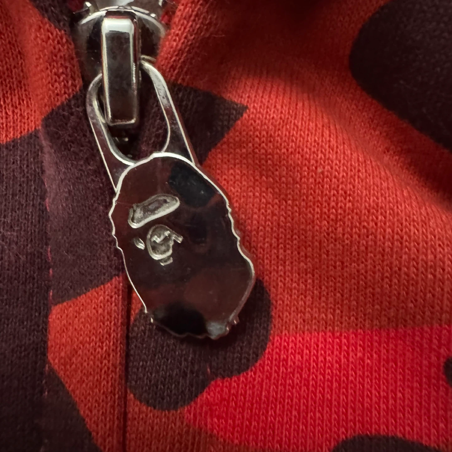A Bathing Ape BAPE Red Camo Zip-Up Hoodie - photo 3