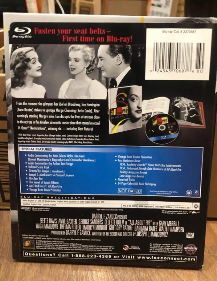 All About Eve Blu-ray Collectible Book 🏈 - photo 4