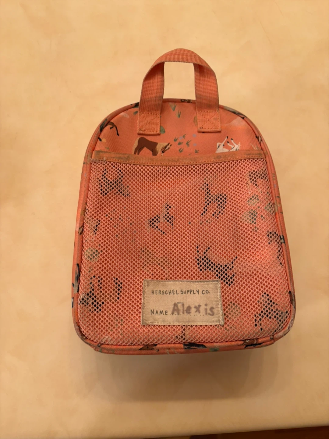 Herschel Kids’ Lunch Bag – Coral Horse Print - photo 2