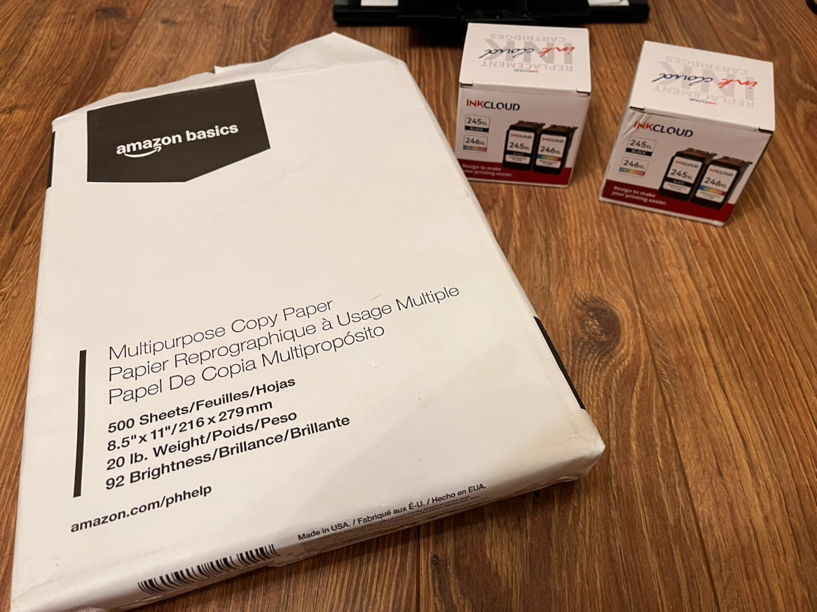 Canon PIXMA TR4527 Printer with Ink and Paper - photo 3