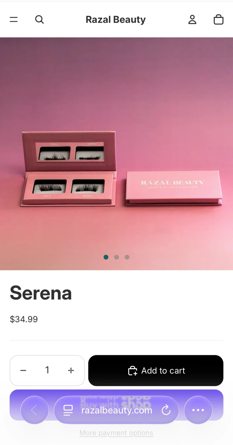 Razal Beauty Serena Magnetic Lashes - photo 2