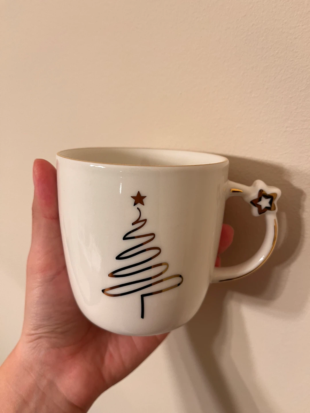 White Christmas Tree Mug