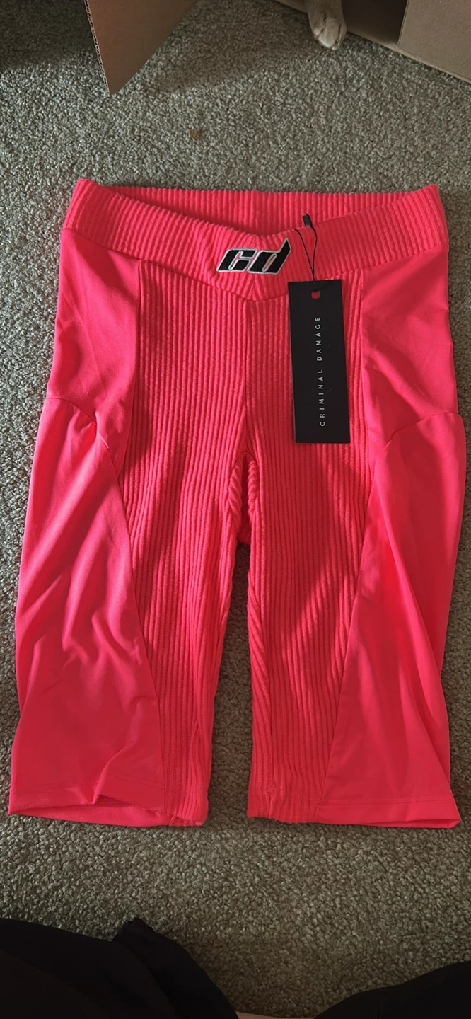 Criminal Damage Jasmine Shorts Pink XS