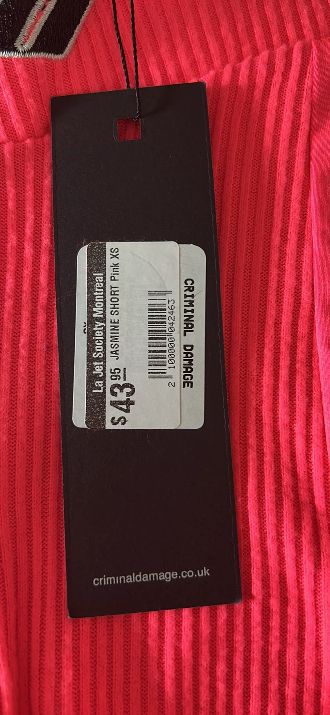 Criminal Damage Jasmine Shorts Pink XS - photo 4