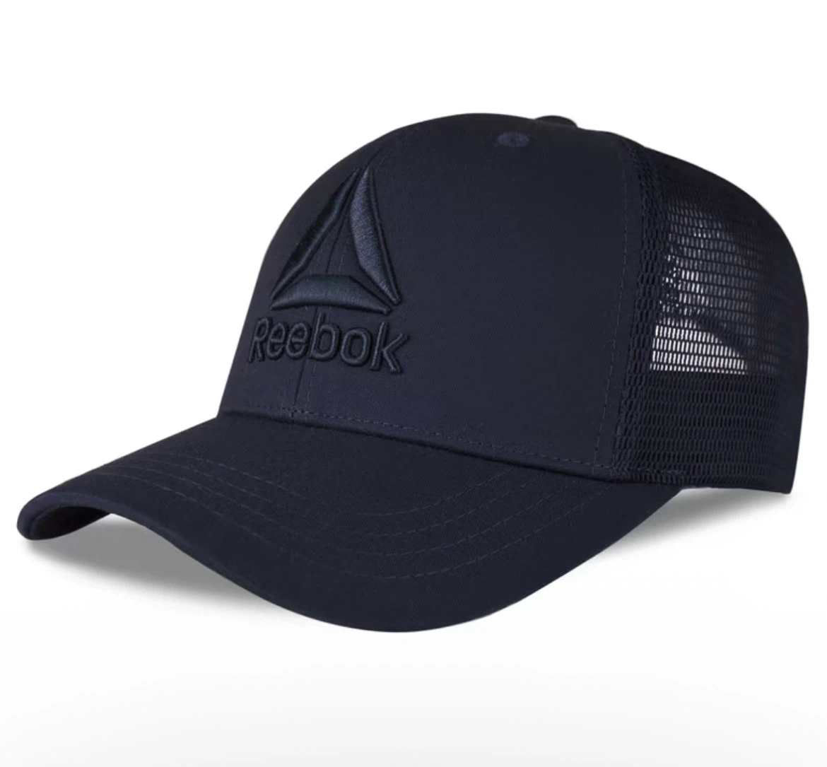 🏈 Reebok Black Mesh Trucker Hat - photo 2