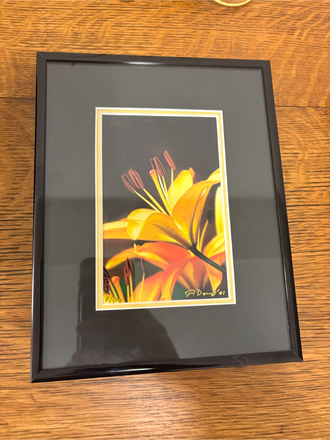 Peter Doney Signed Limited Edition Floral Art Pair – Framed - photo 2