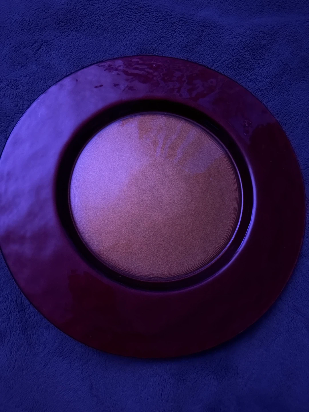 Burgundy and Gold Charger Plate 🏈