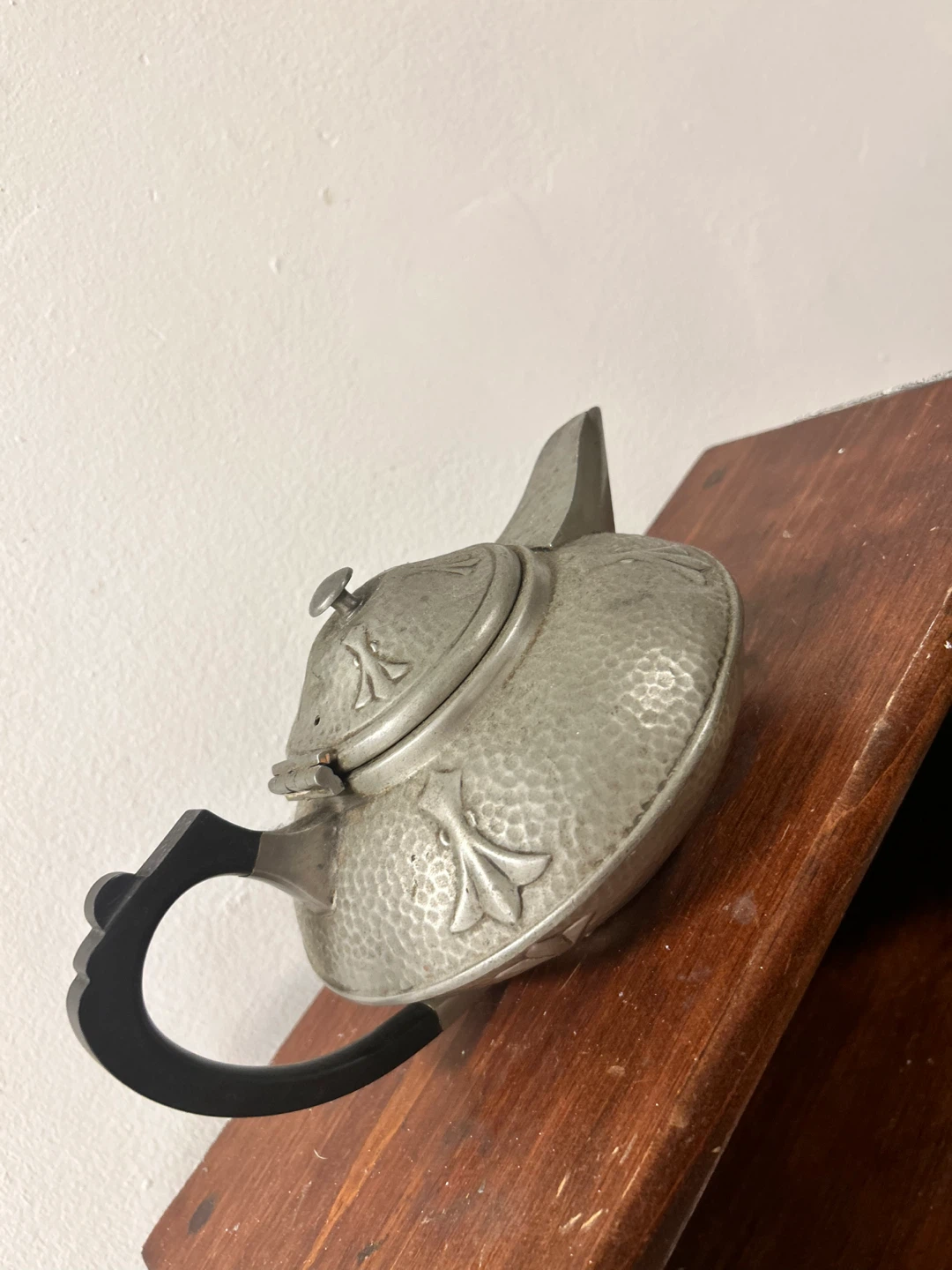 Vintage Civic Pewter Teapot - photo 2