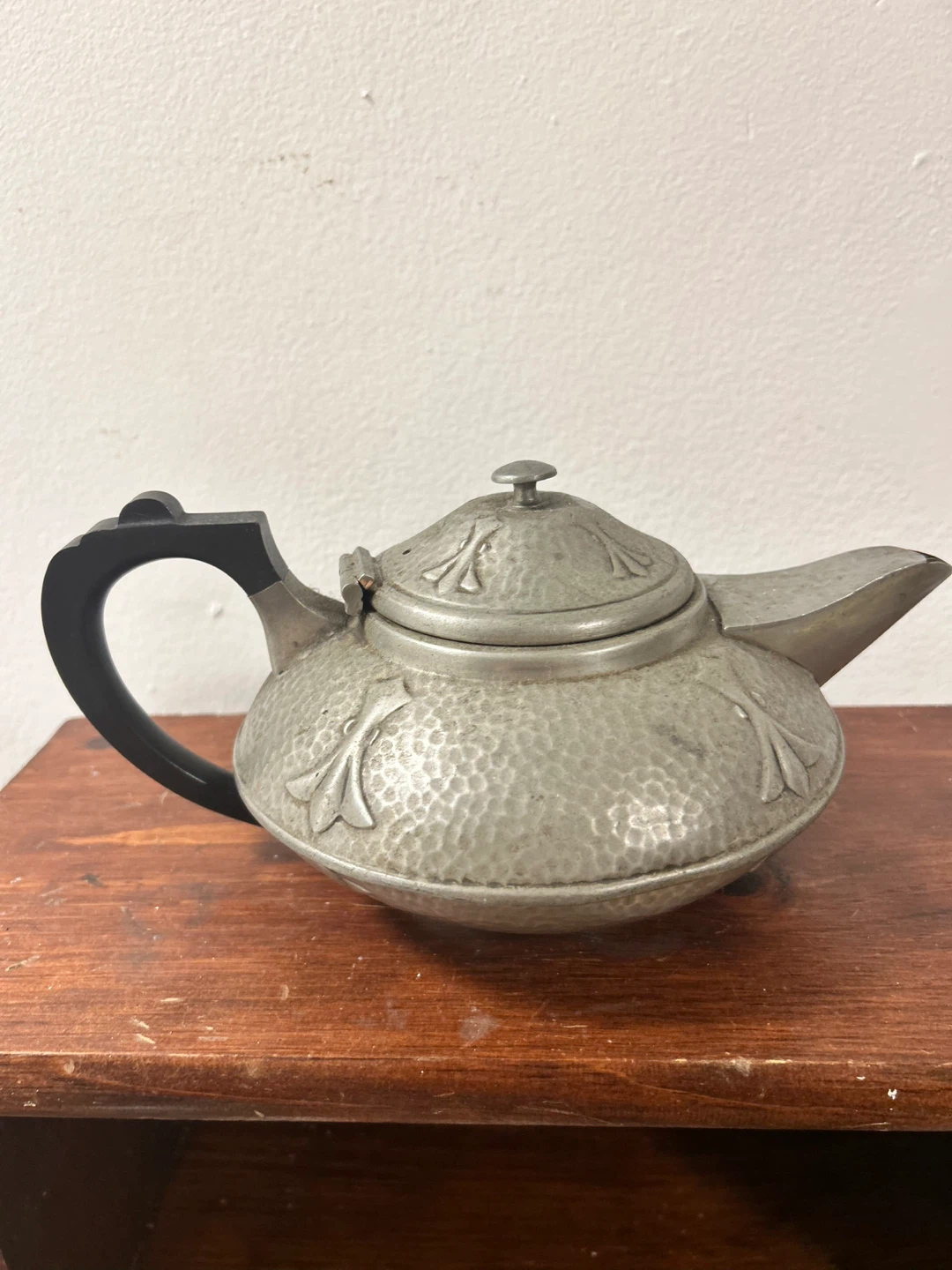 Vintage Civic Pewter Teapot - photo 3