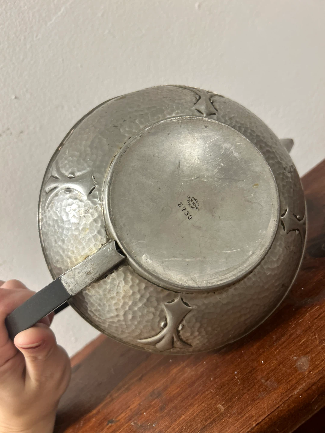 Vintage Civic Pewter Teapot - photo 4