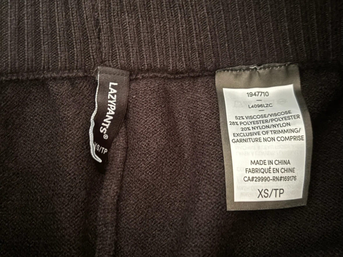 LazyPants Black Sweatpants - Size XS - photo 2