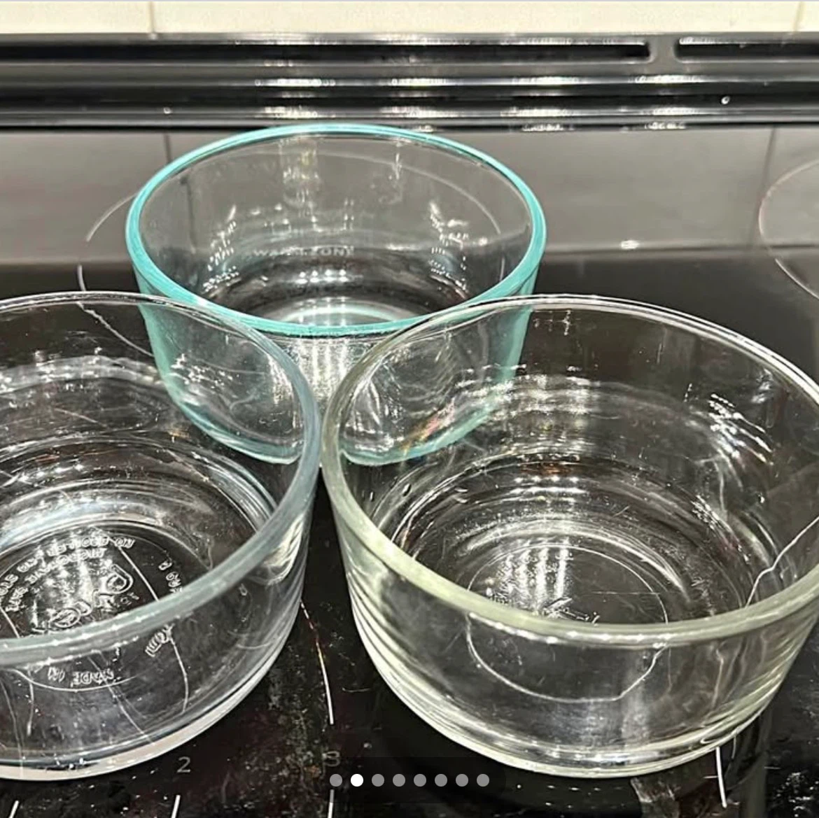🏈Pyrex Glass Bowls Set of 3