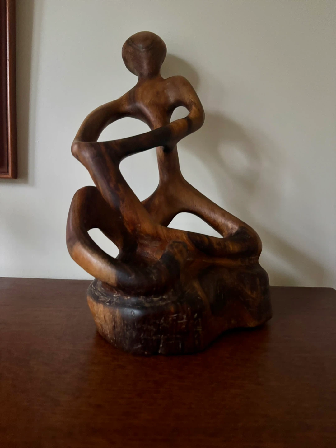 Hand-carved Indigenous Wooden Sculpture
