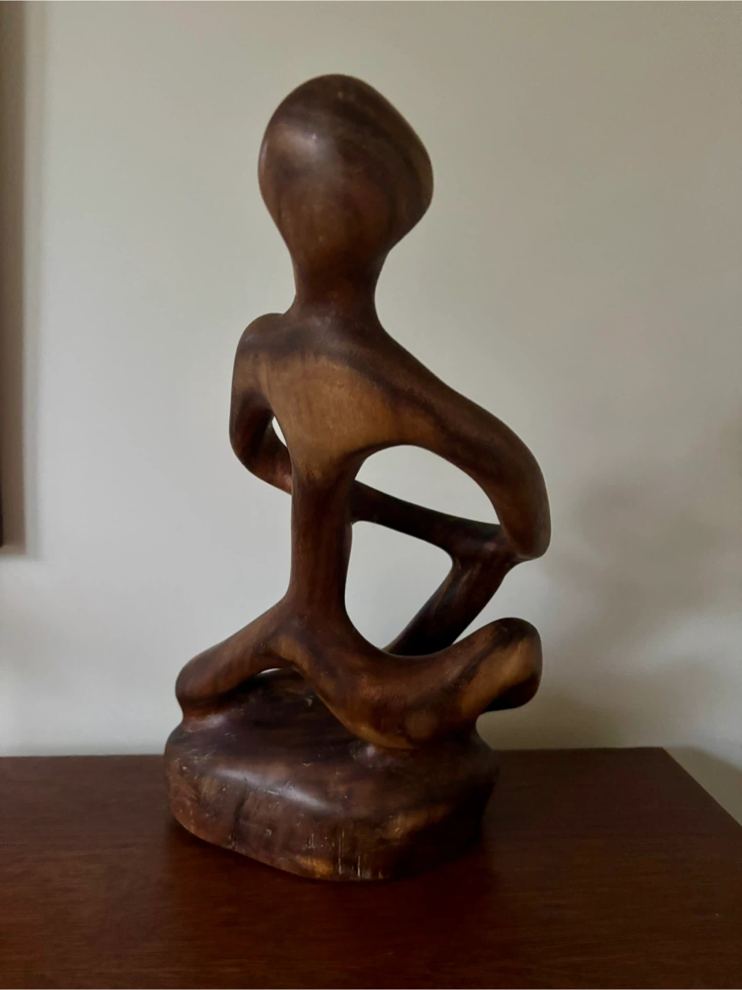 Hand-carved Indigenous Wooden Sculpture - photo 3