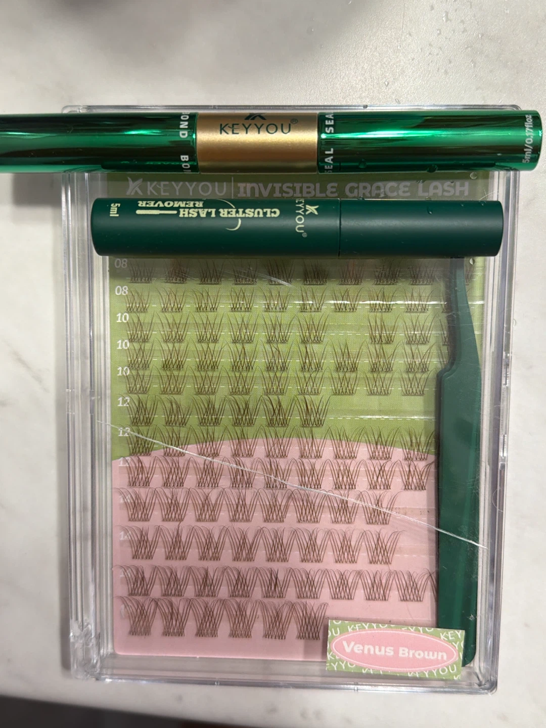 🏈 KEYYOU Invisible Grace Lash Set - Venus Brown