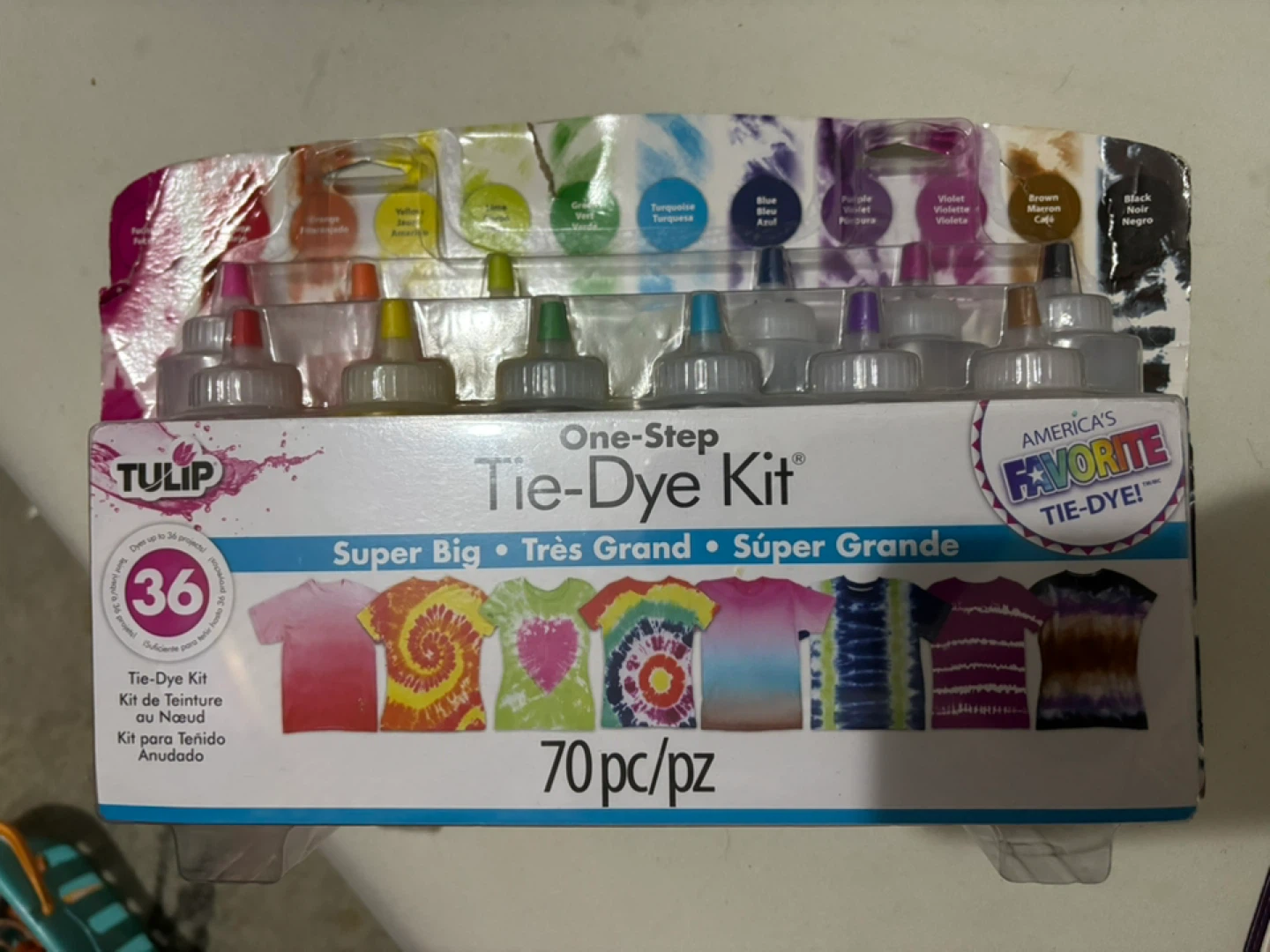 Tulip One-Step Tie-Dye Kit Super Big 70pc