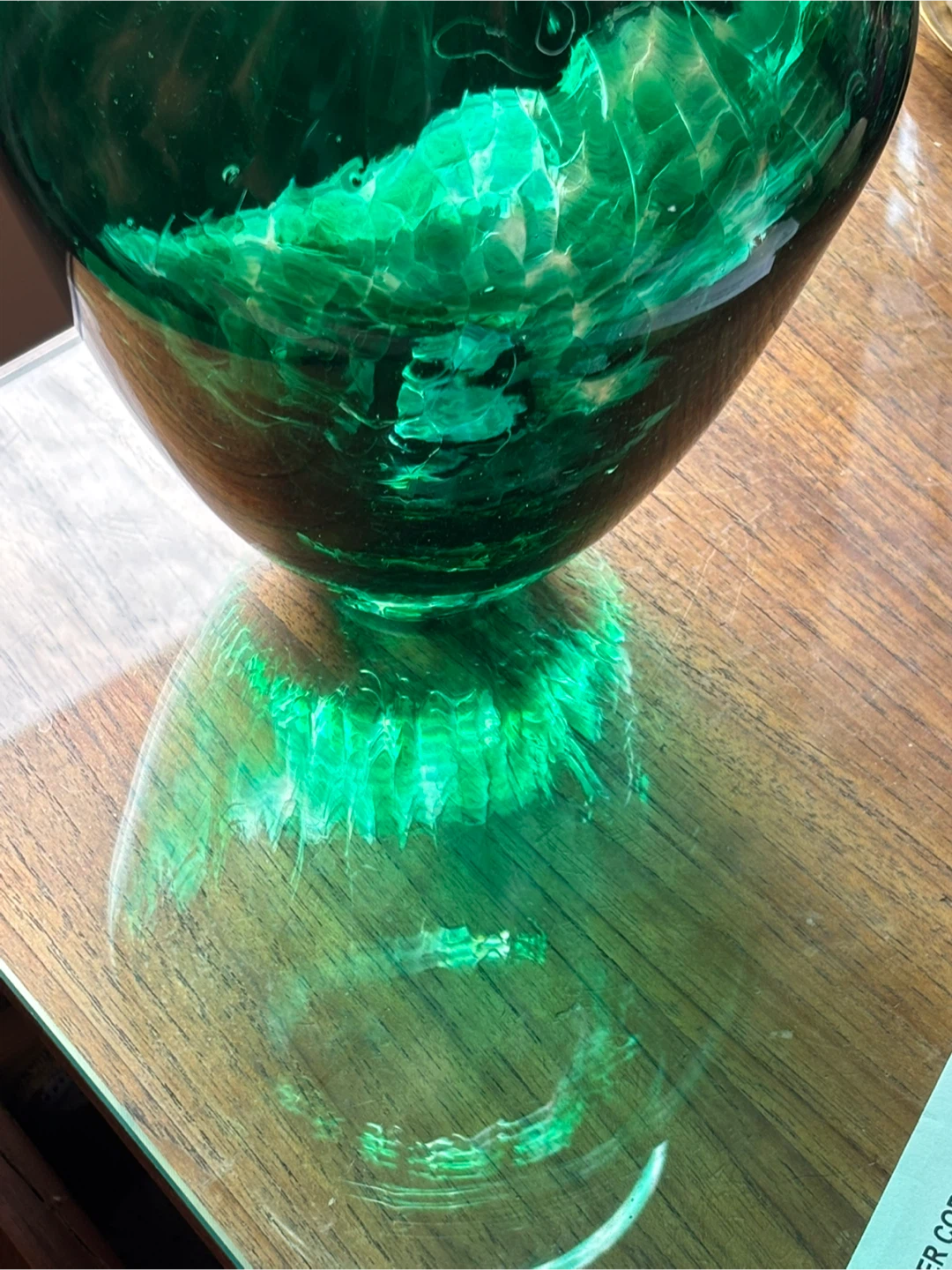 Green Murano Glass Vase - photo 5