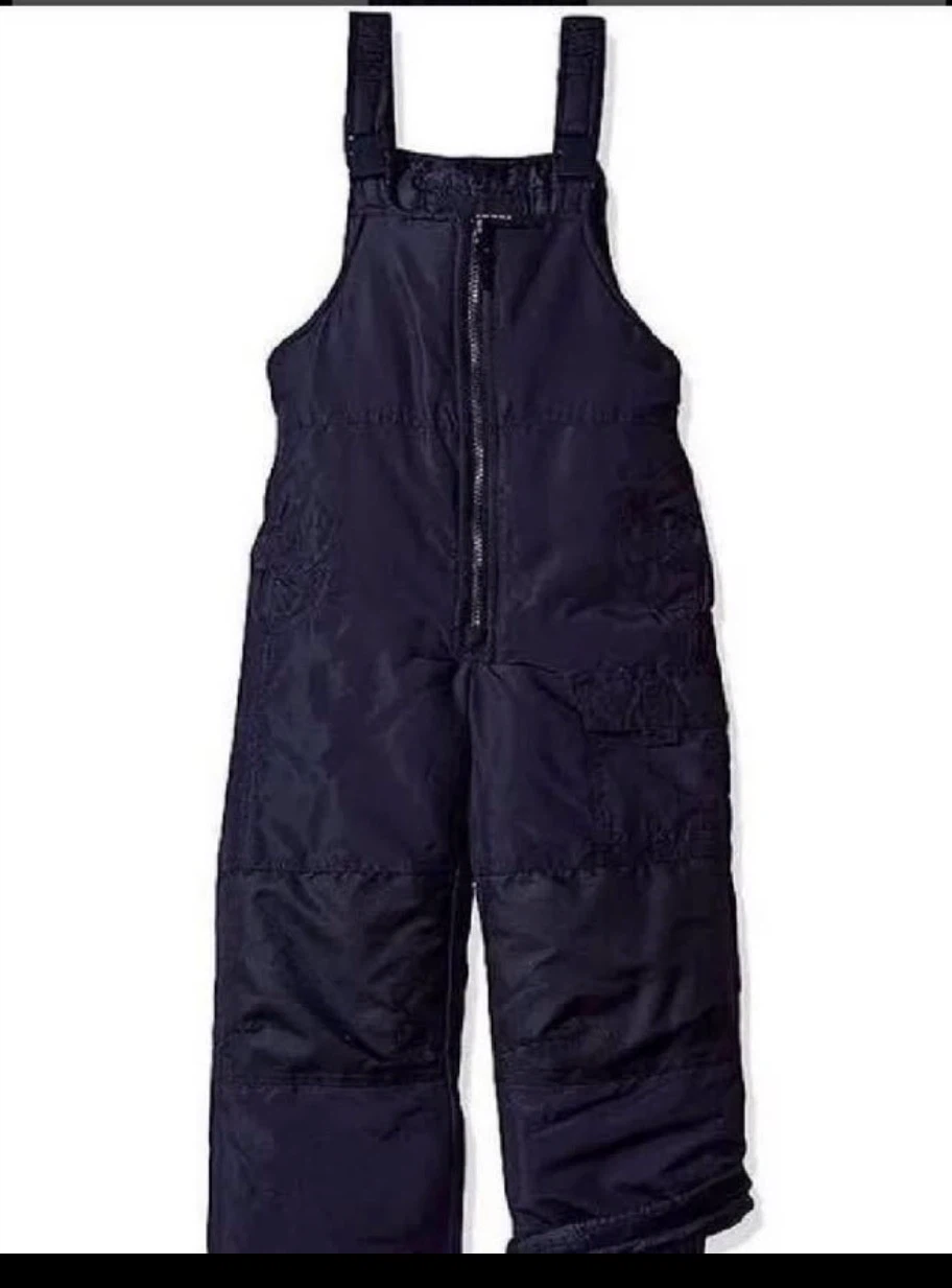 London Fog Black Winter Snow Bib Overalls - photo 2