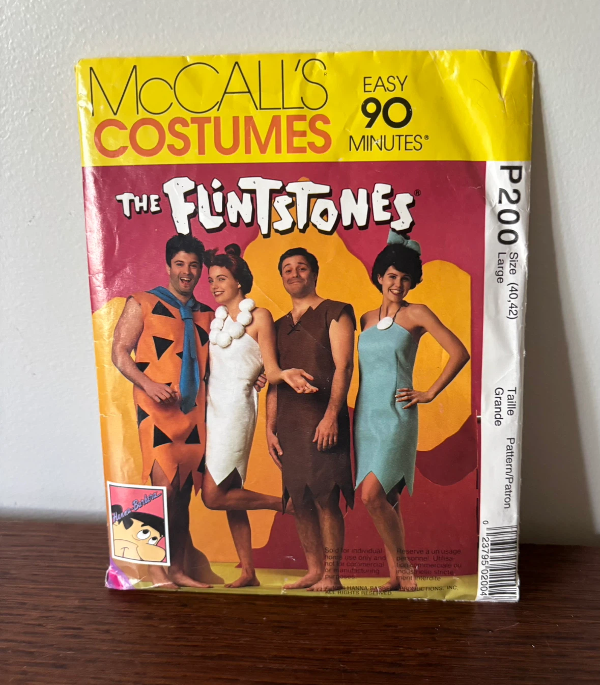 McCall's The Flintstones Costume Pattern P200
