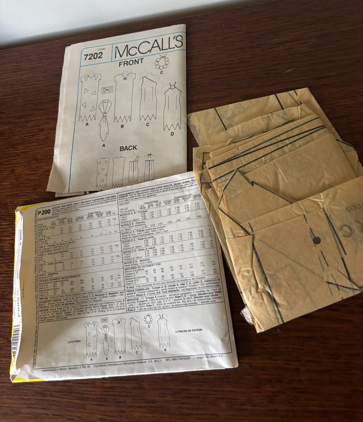 McCall's The Flintstones Costume Pattern P200 - photo 3