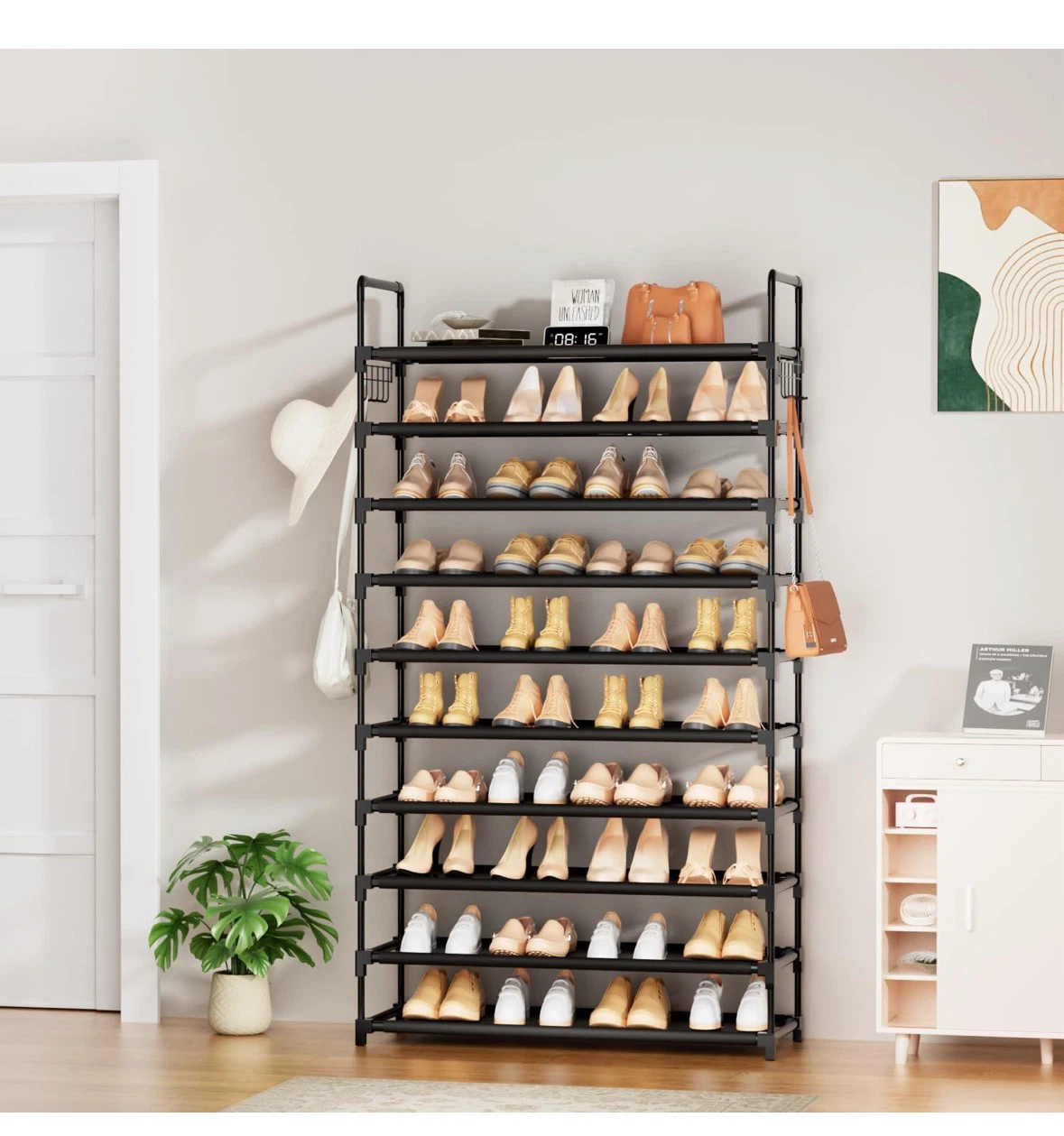 10 tier shoe storage from Amazon