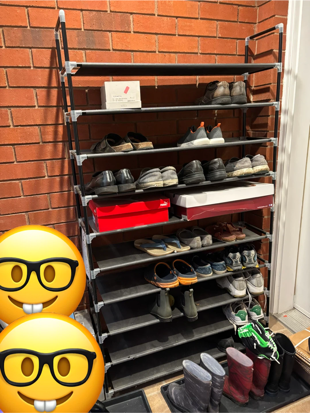 10 tier shoe storage from Amazon - photo 3