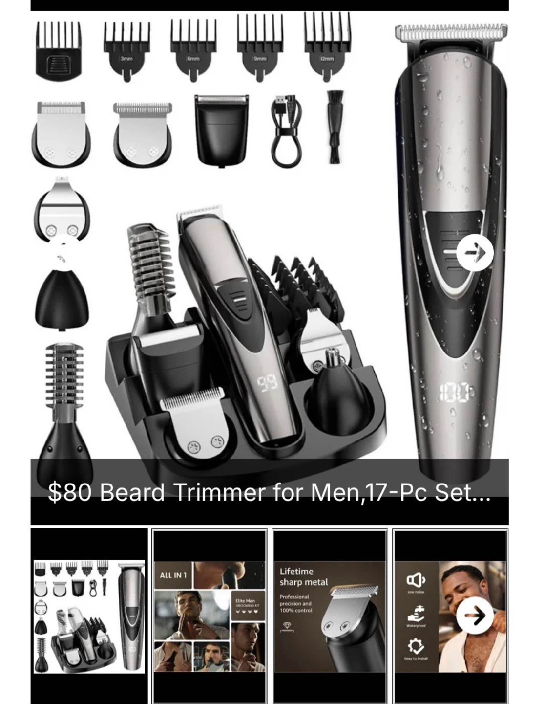 SHPAVVER GK-1800 12-in-1 Grooming Kit