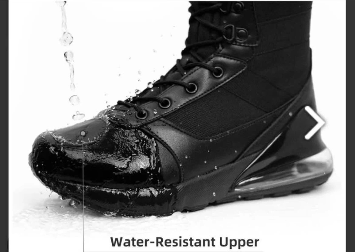 Women's Wide Waterproof Tactical Work Boots  Military Orthopedic - photo 2