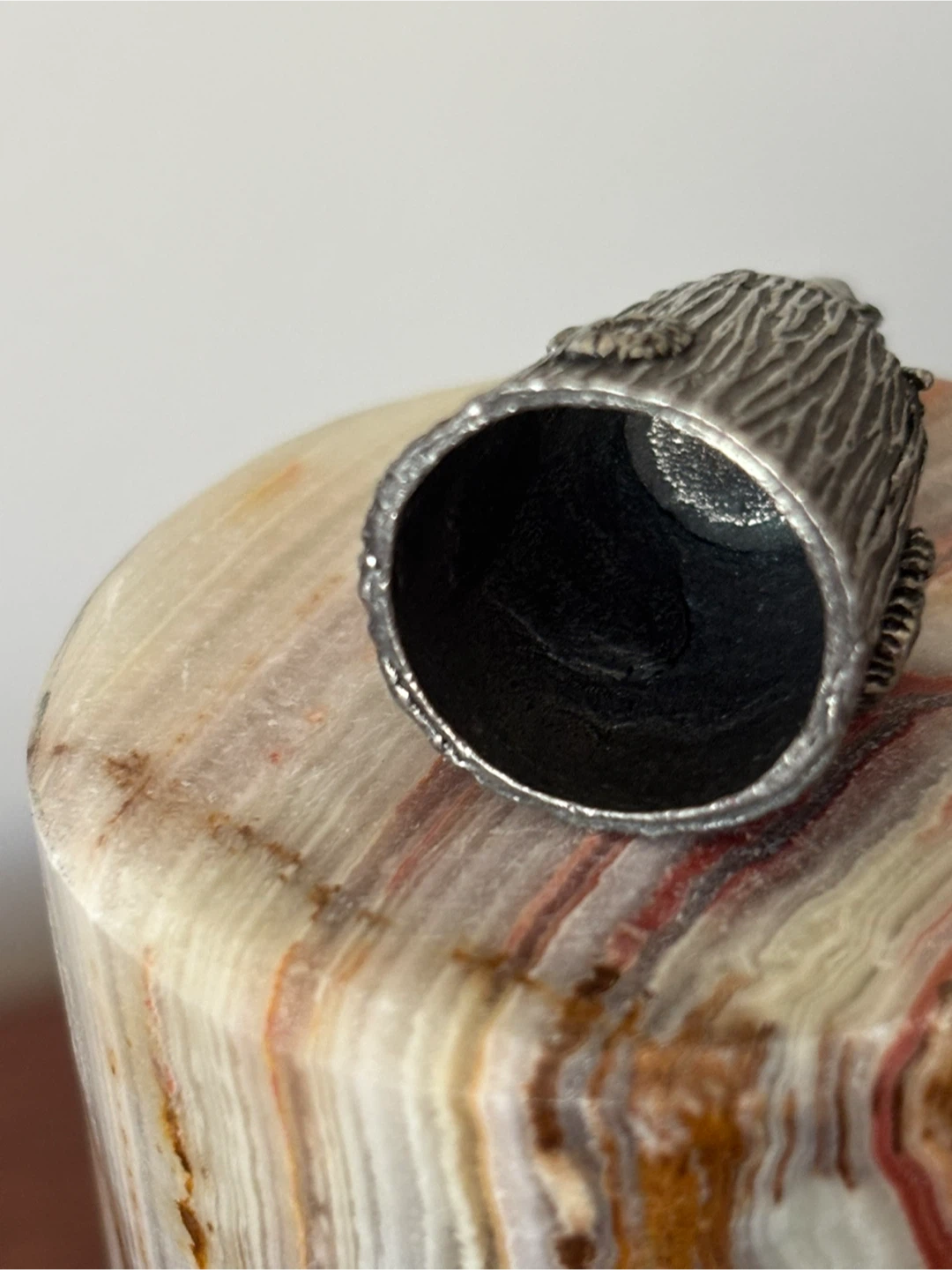 Vintage Pewter Elf Thimble - photo 3