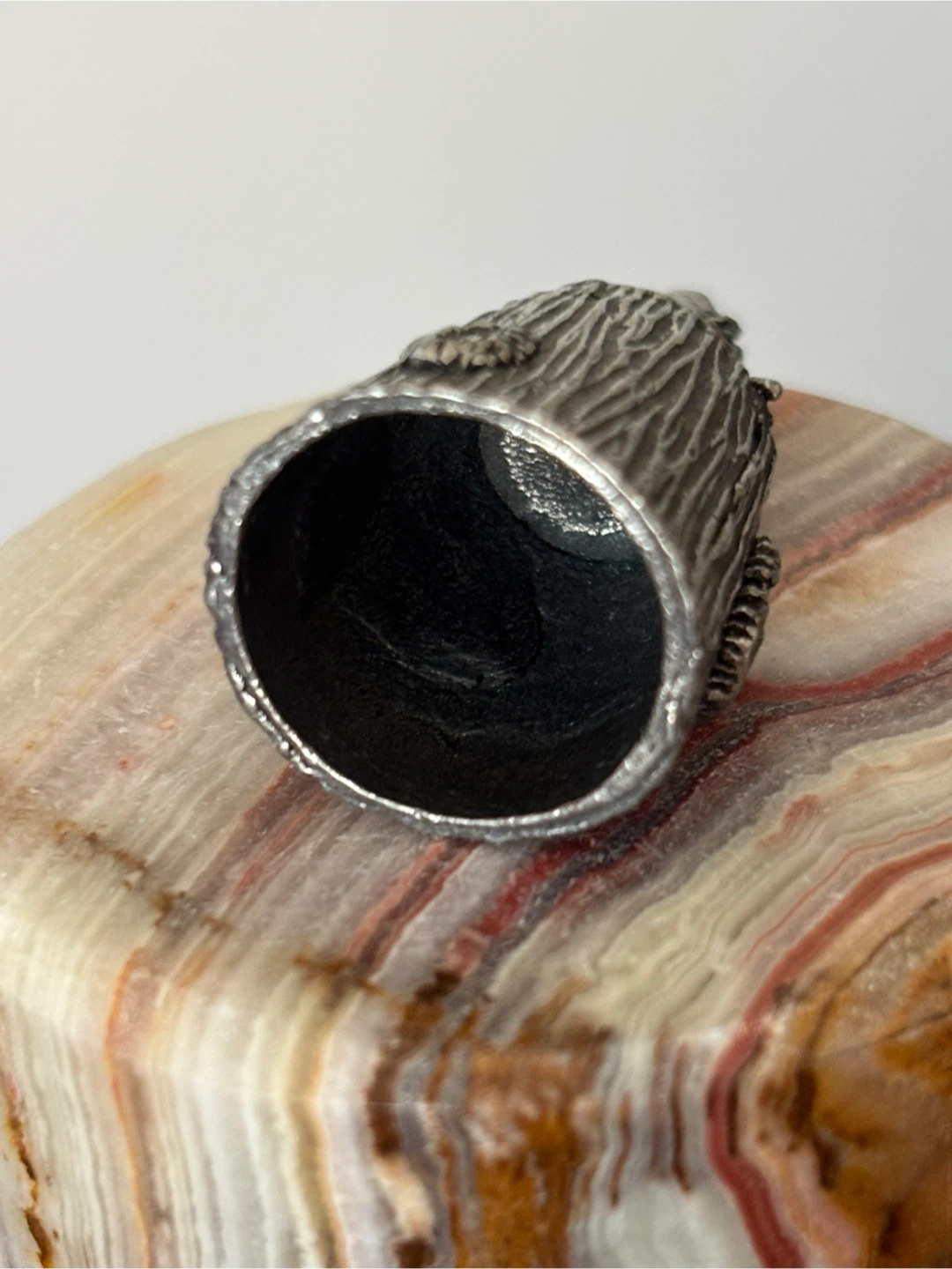 Vintage Pewter Elf Thimble - photo 4