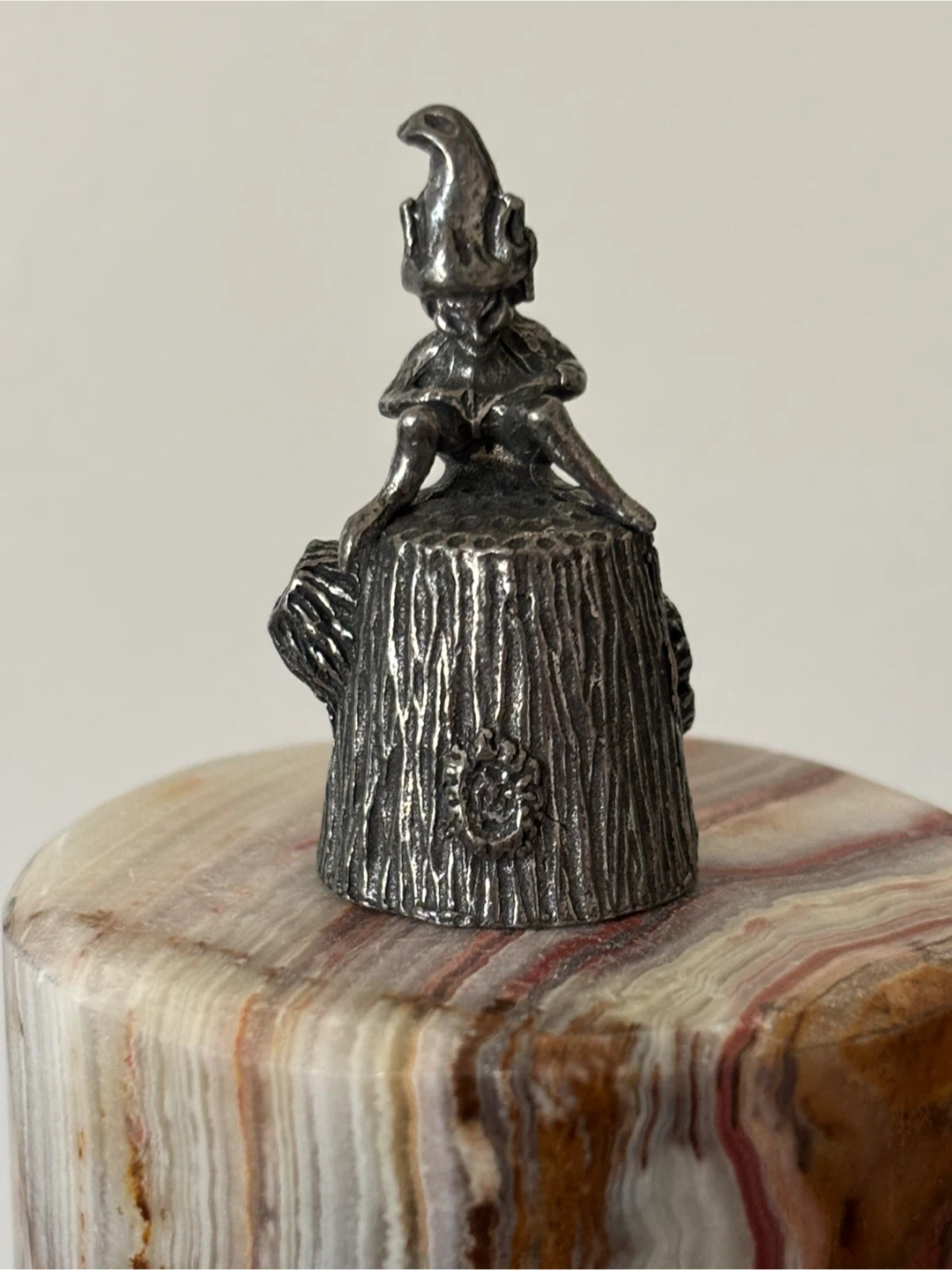 Vintage Pewter Elf Thimble - photo 5