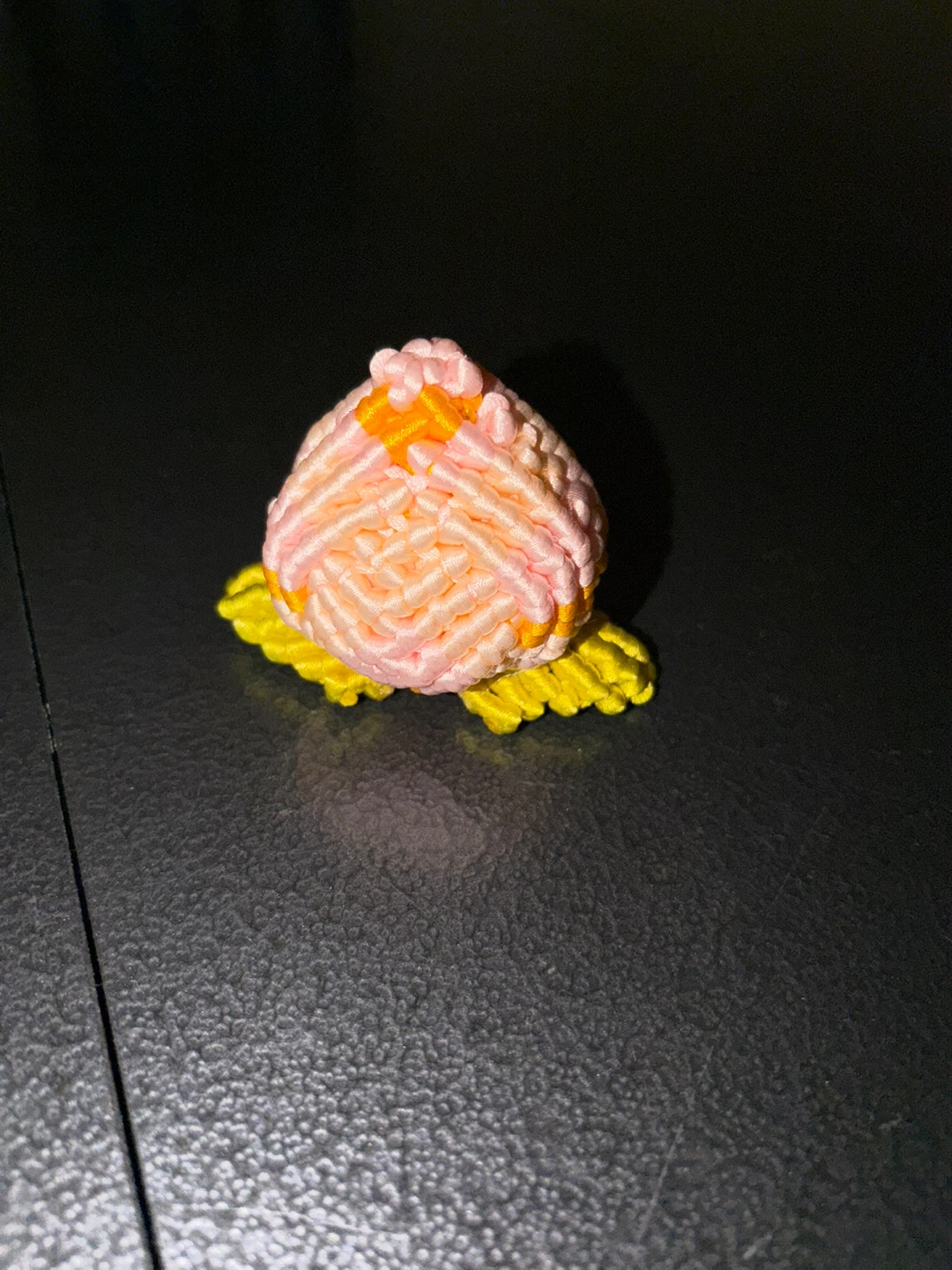 Small Handmade Decorative Cord Peach  🏈