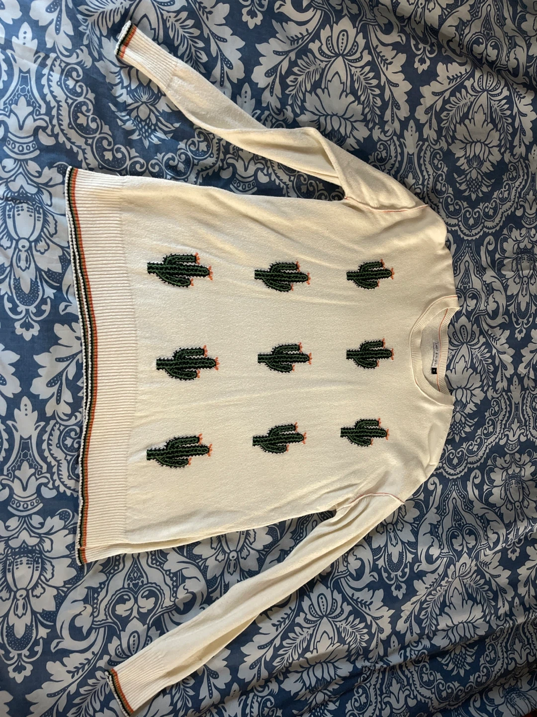 Zaket & Plover Cactus Print Sweater