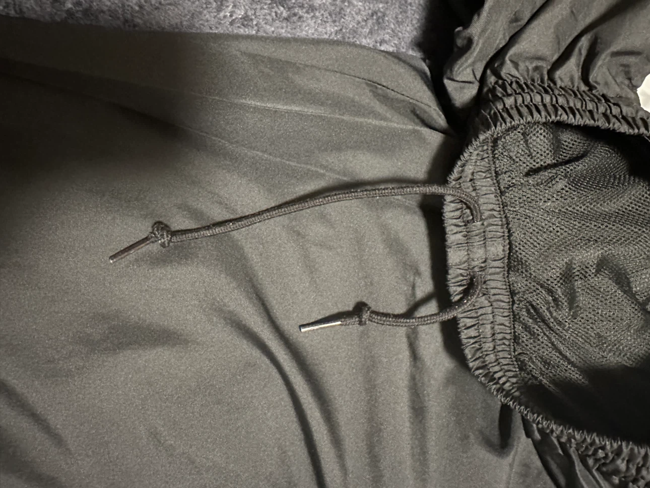 Nike Black and White Windbreaker Pants - photo 3