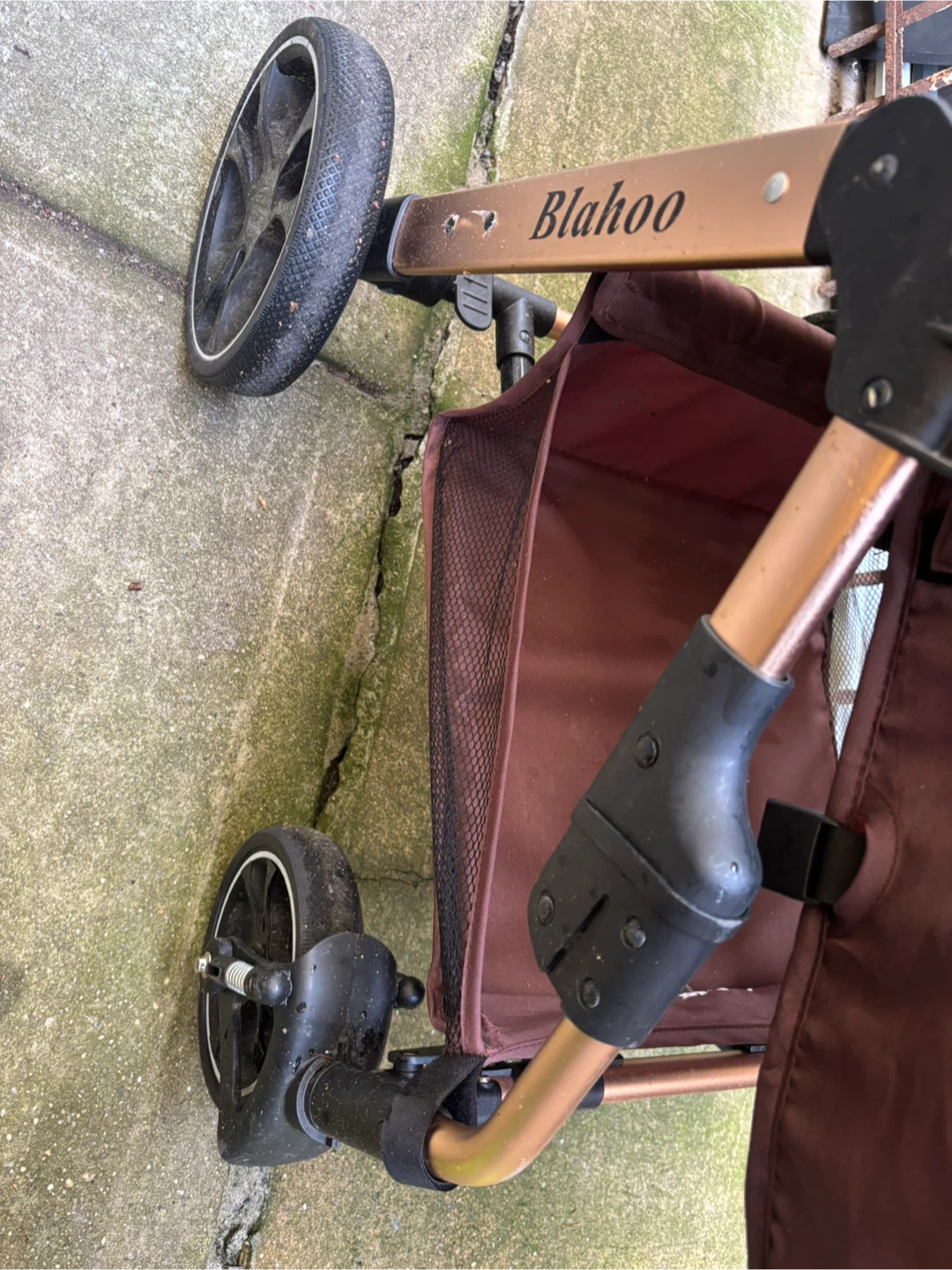 Blahoo Baby Stroller - Brown and Rose Gold - photo 4