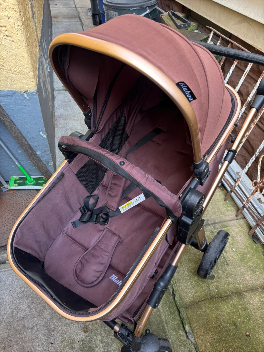 Blahoo Baby Stroller - Brown and Rose Gold - photo 5