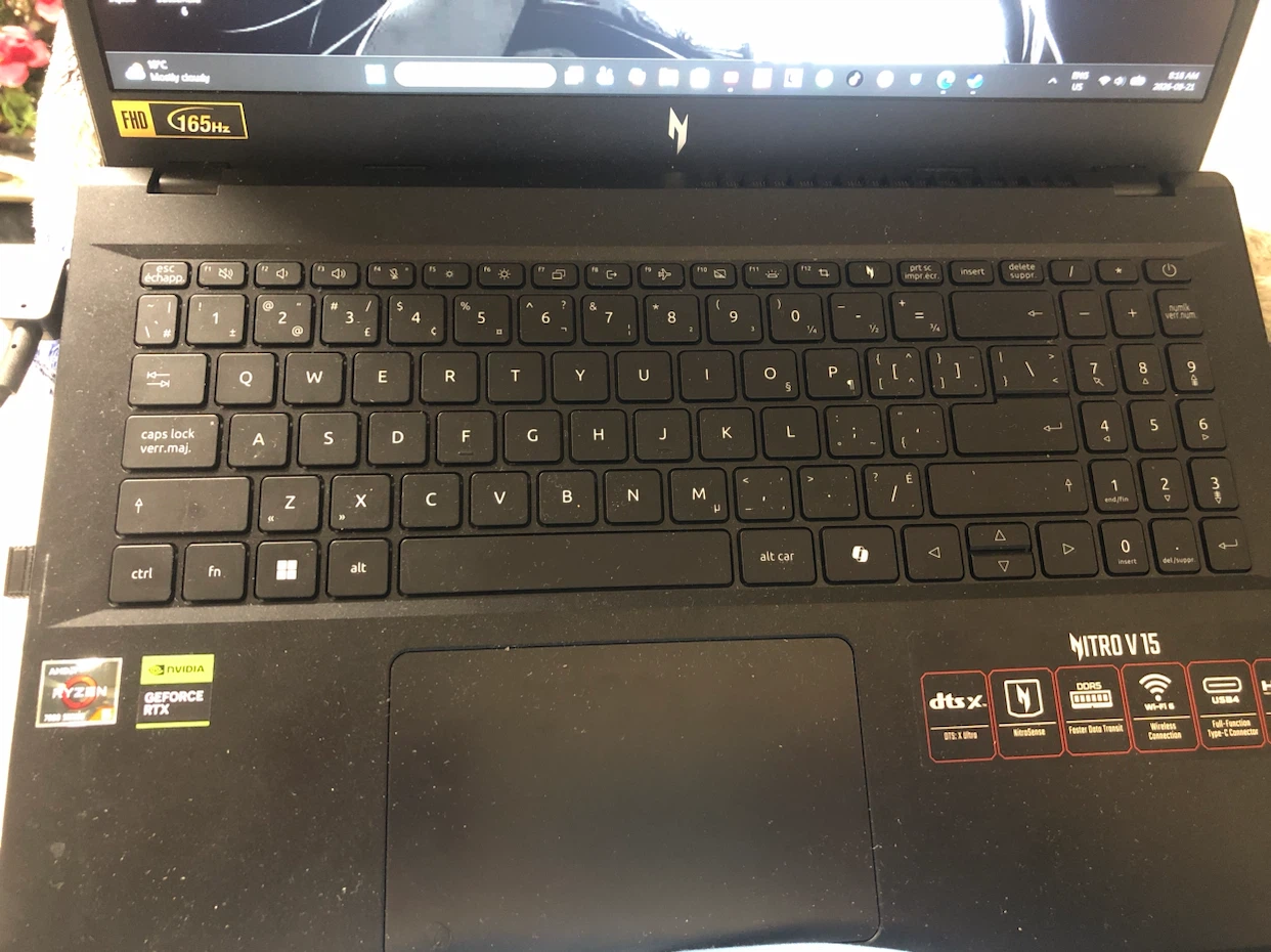 Acer Nitro V 15 Gaming Laptop