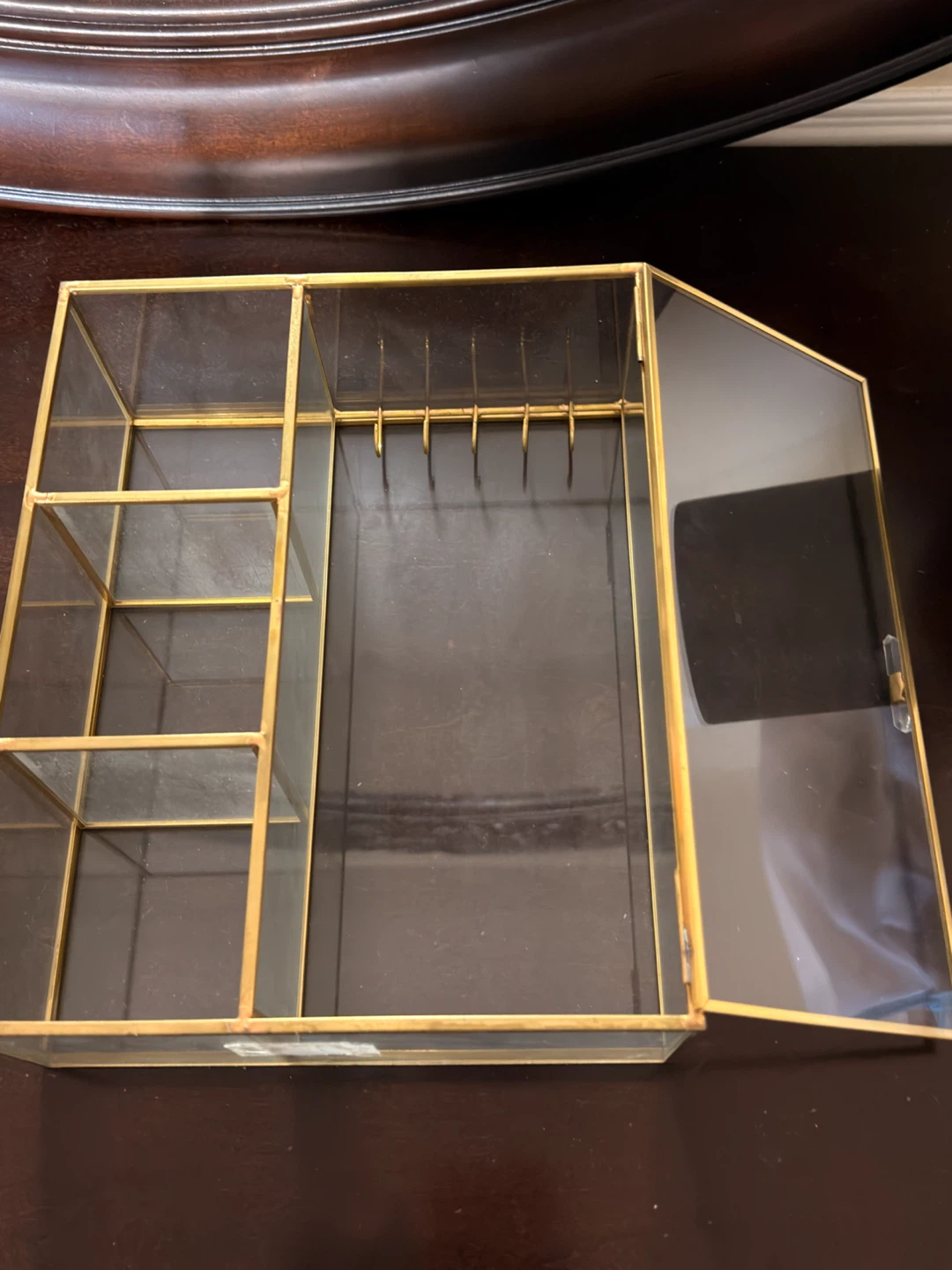 Gold and Glass Jewellery Display Box