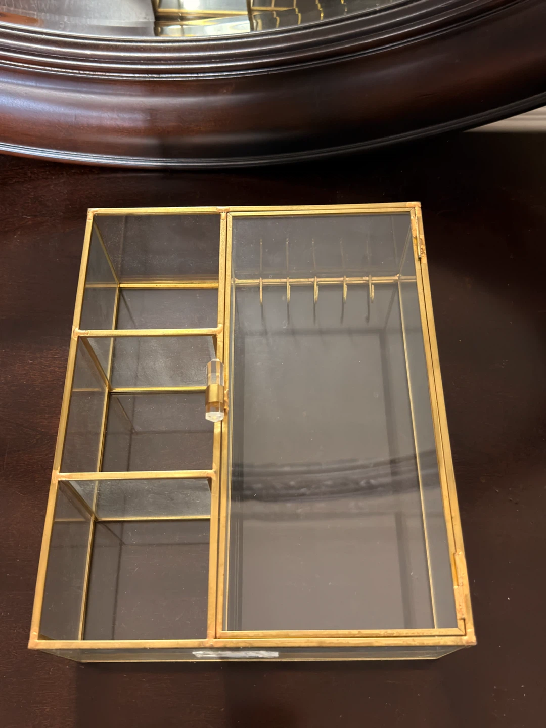 Gold and Glass Jewellery Display Box - photo 3